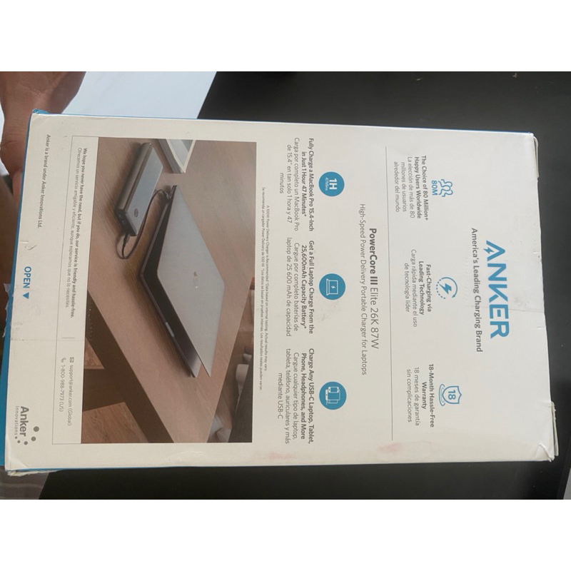 Pin sạc dự phòng Anker Power 3 A1291 87W PD 25.600mAh