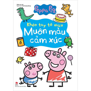 Sách - Peppa Pig - Khéo tay tô màu - 8 quyển (NXB Kim Đồng)