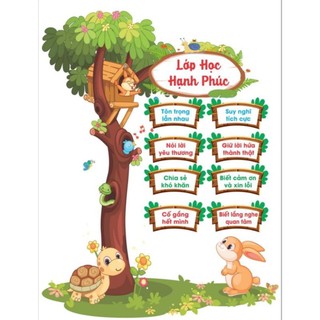 Cây lớp học hạnh phúc kích thước to