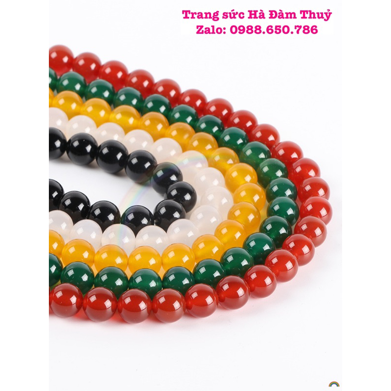 Một Hạt Đá làm vòng tay handmade đủ size 6 8 10ly 🍀❤️🥰
