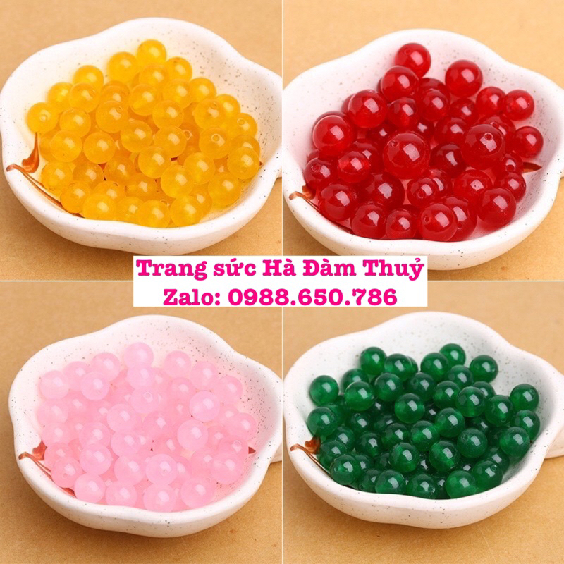 Một Hạt Đá làm vòng tay handmade đủ size 6 8 10ly 🍀❤️🥰