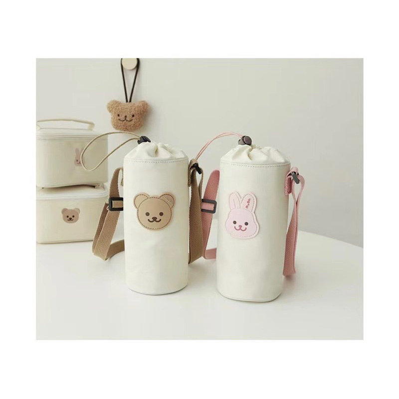 Túi giữ nhiệt gấu thỏ đeo chéo nhỏ xinh cho bé