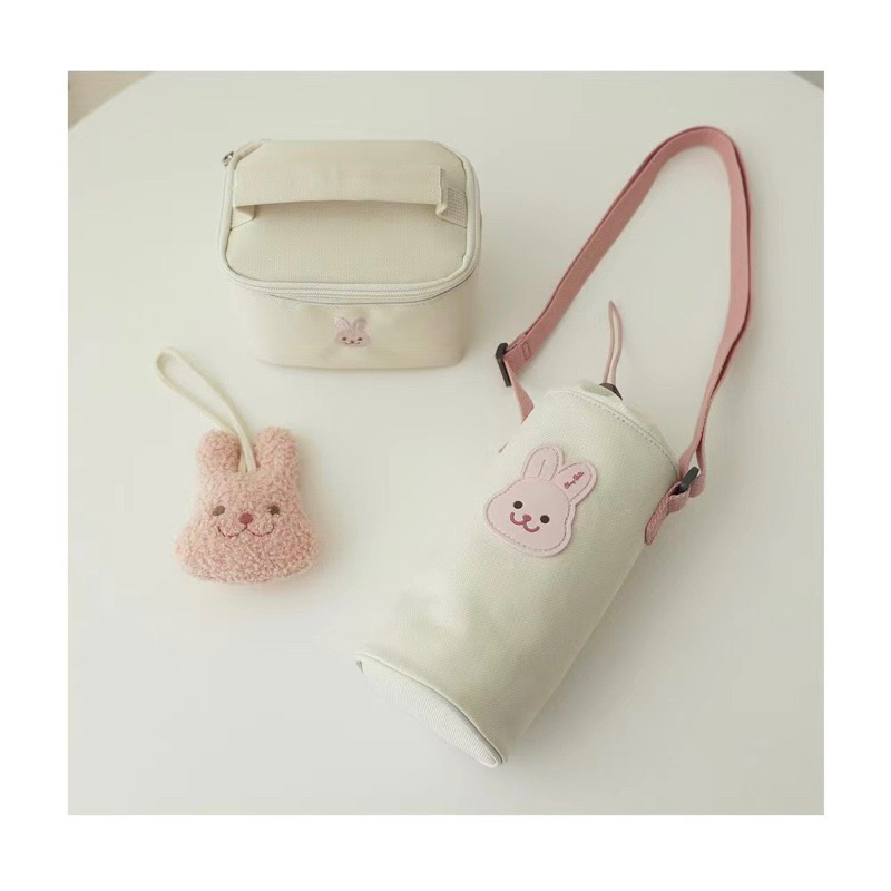 Túi giữ nhiệt gấu thỏ đeo chéo nhỏ xinh cho bé