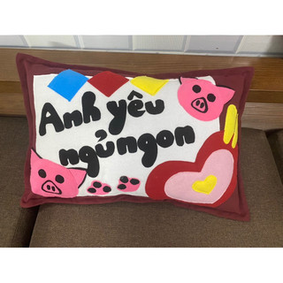 Gối handmade tặng bạn trai