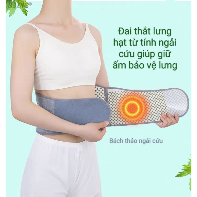 Đai lưng ngải cứu giữ ấm thắt lưng ,bụng