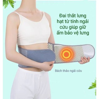 Đai lưng ngải cứu giữ ấm thắt lưng ,bụng