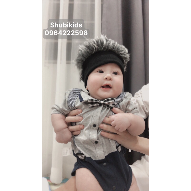 Body giả yếm bé trai cao cấp - từ 3-13kg - Công tử - Siêu mát - Thấm hút - Qùa tặng -Đầy tháng - shubikids
