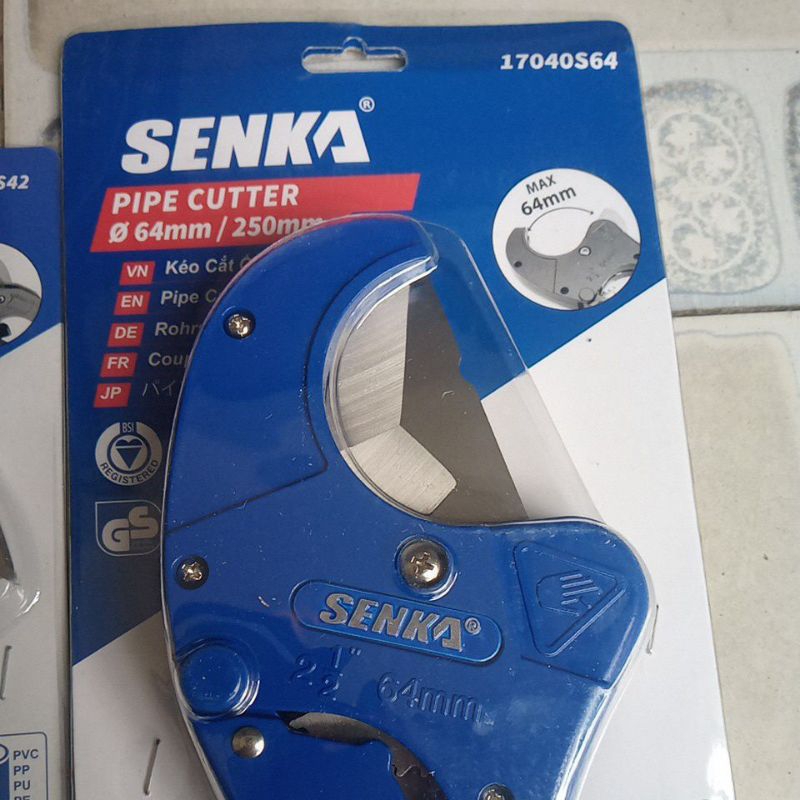 Kéo cắt ống nhựa PVC/PPR/HDPE max 42mm và max 64mm hiệu SENKA