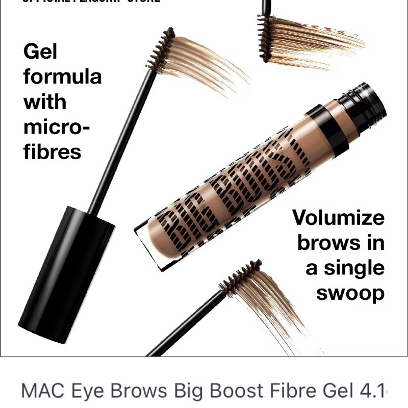 Gel Chuốt Định Hình Chân Mày MAC Eye Brows Big Boost 4.1g Các Mầu