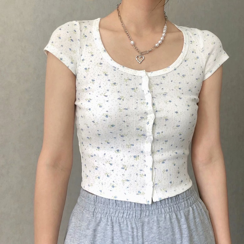 Áo phông hoa nhí  hàng xuất