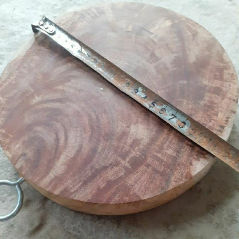 Thớt gỗ nghiến không sơn thái thịt, chặt xương
