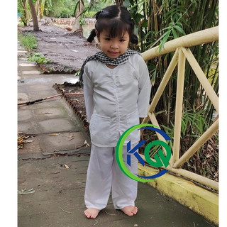 Bà Ba Cho Bé Trai/Bé Gái Phi Lụa Trắng Mềm (8-45kg)