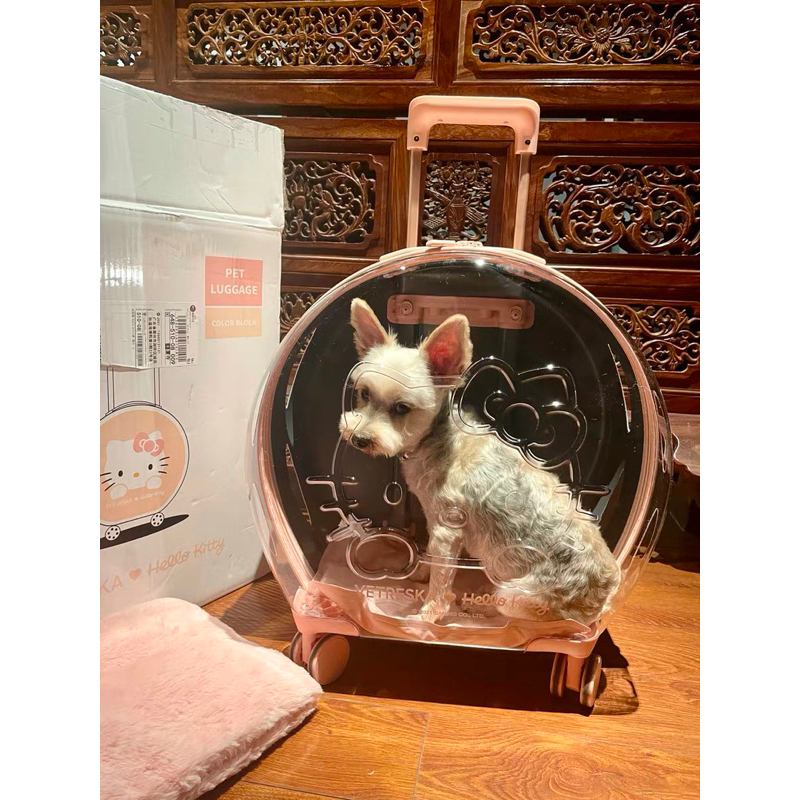 Vali thú cưng HELLO KITTY - Hàng chính hãng