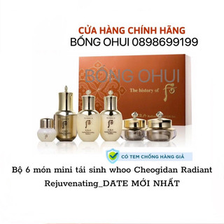 [Date 8/2025] Set Bộ 6 món mini tái sinh whoo Cheogidan Radiant Rejuvenating