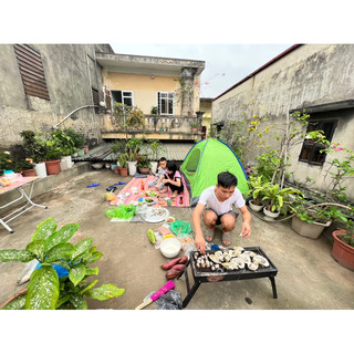 bếp nướng than hoa loại dài