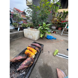 bếp nướng than hoa loại dài