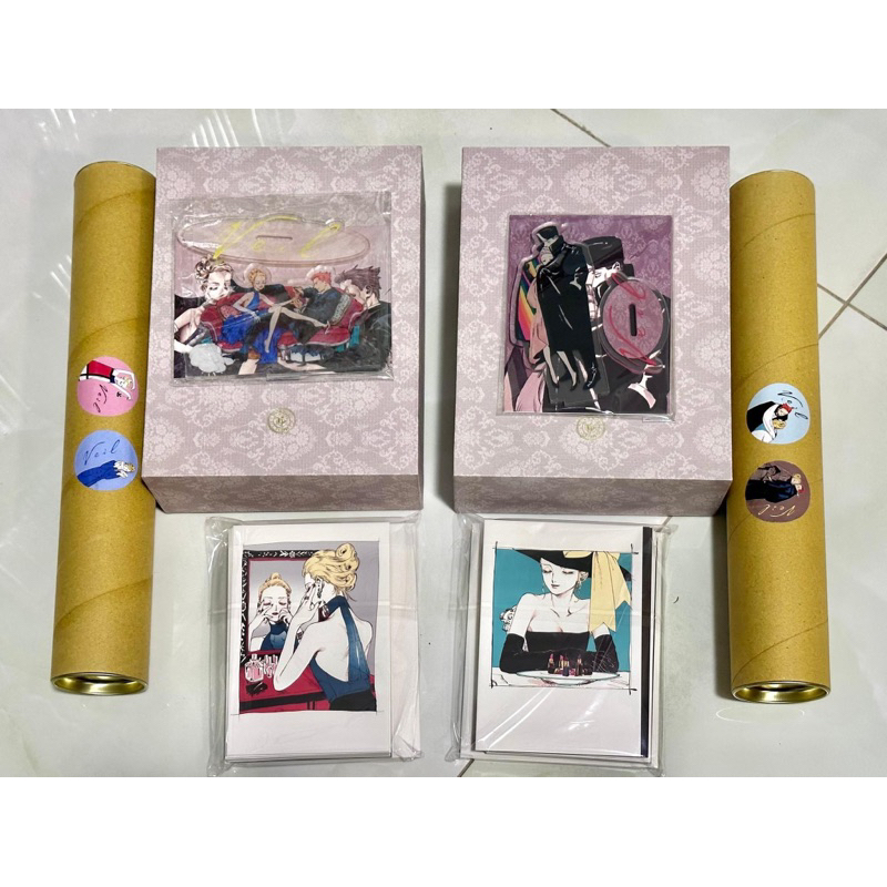 Veil  phụ kiện post card ,poster ,stande và box manga