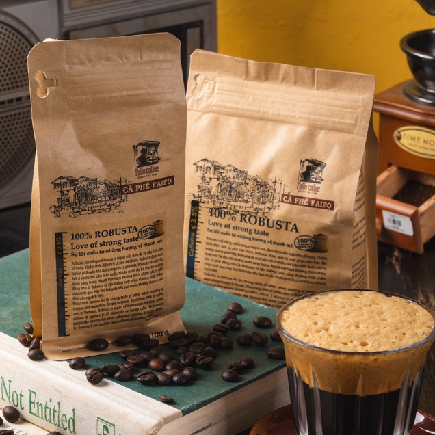 Cà phê 100% Robusta - Faifo Coffee