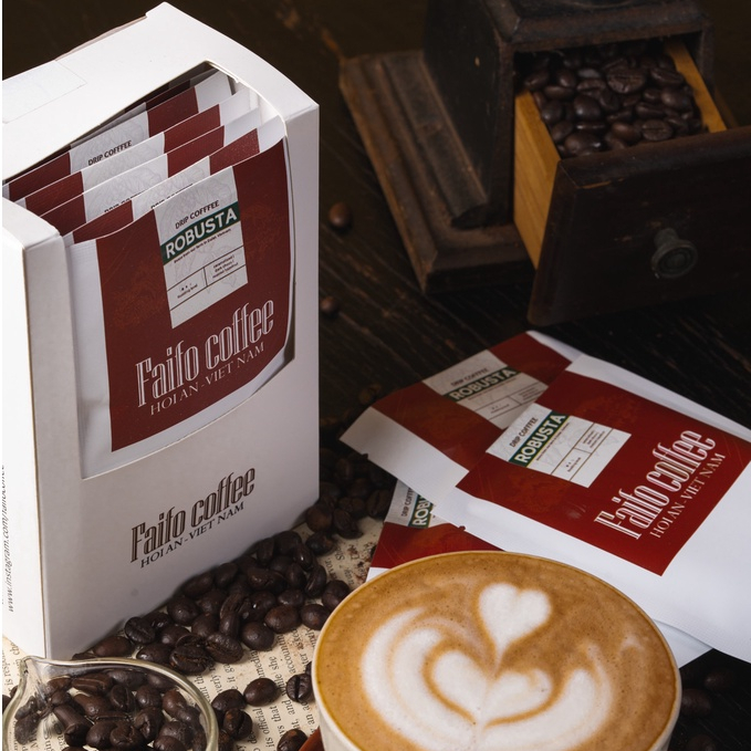 Drip Coffee Robusta - Cà phê túi lọc - Faifo Coffee
