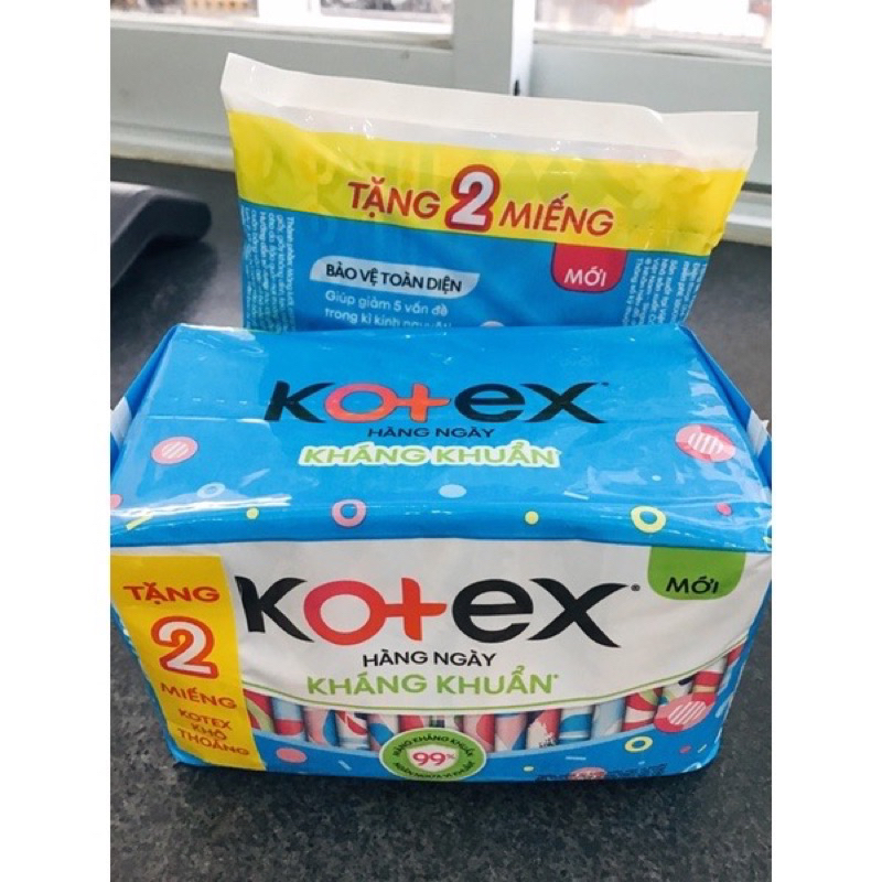 Băng vệ sinh Kotex hằng ngày gói 20 miếng