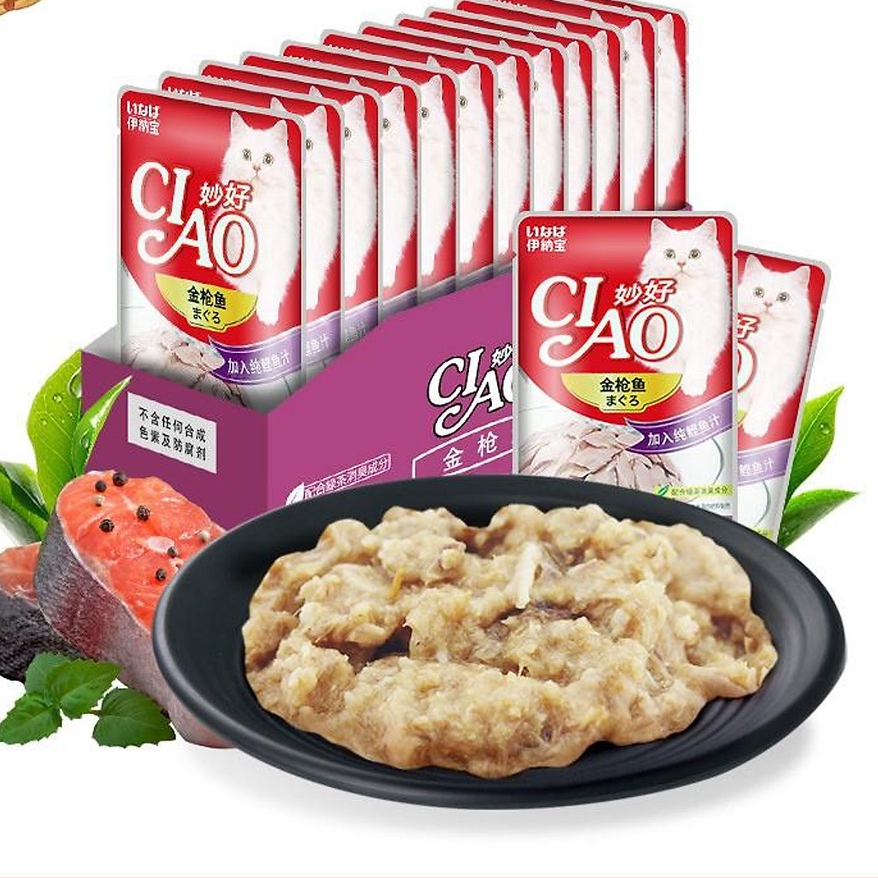 Pate Ciao - Pate Cho Mèo Mọi Lứa Tuổi - Gói 60g