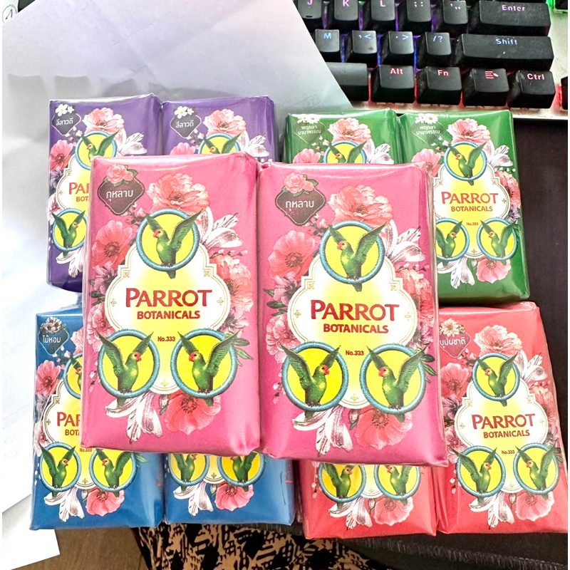 Xà phòng vẹt Parrot Botanicals Thái Lan Lốc 6 cục