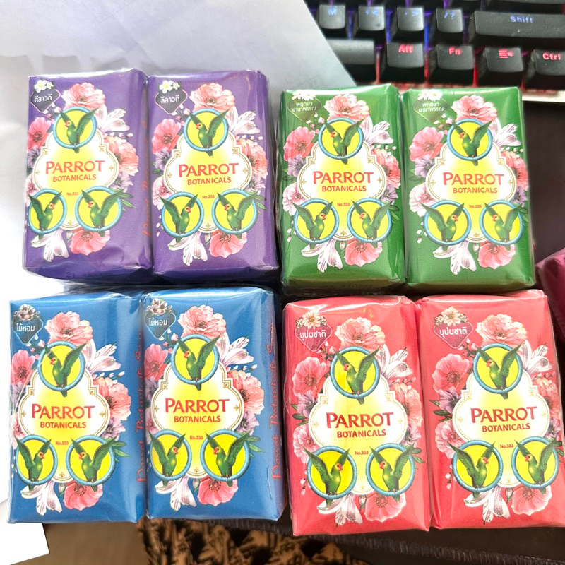 Xà phòng vẹt Parrot Botanicals Thái Lan Lốc 6 cục