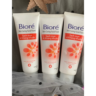 Sữa rửa mặt biore' cam 100g
