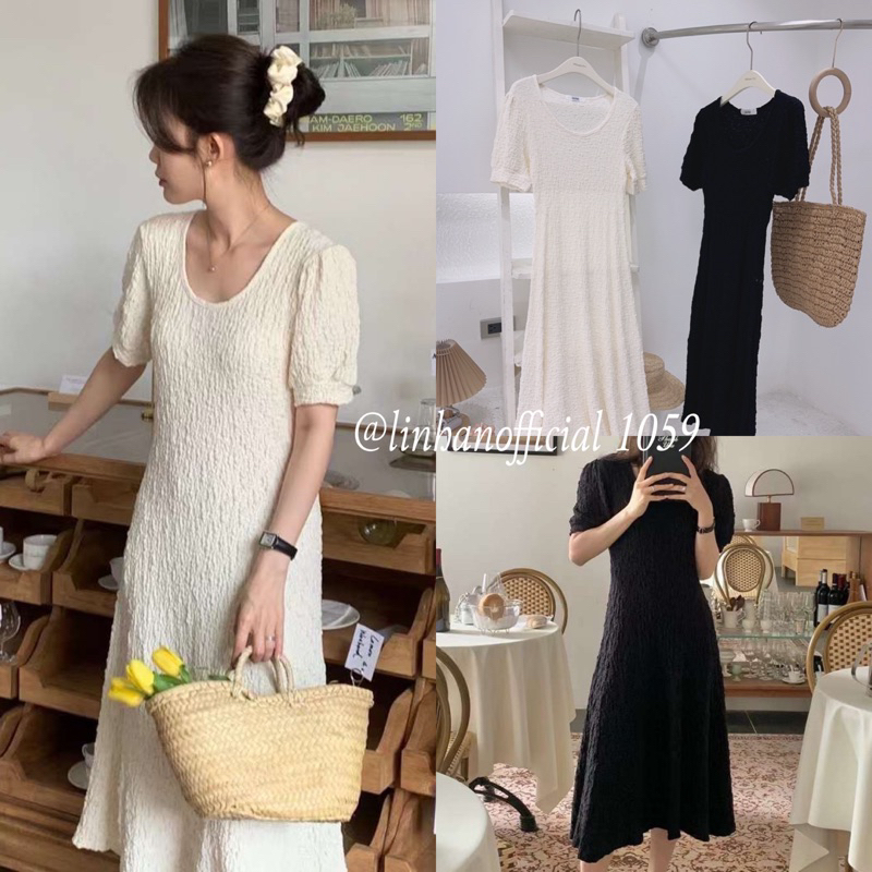 Váy nhăn Hàn basic xoè Sister 1059 (Hàng có sẵn)🇰🇷