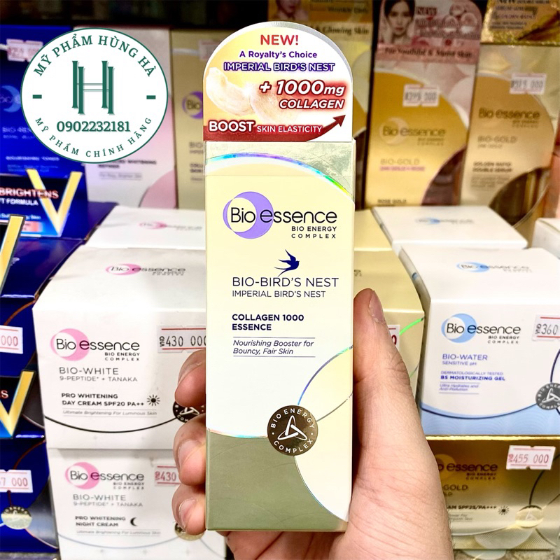 Tinh chất Bio Essence Bird's Nest, dưỡng da tươi sáng, căng mọng, bổ sung Collagen, chiết xuất tổ yến 30g