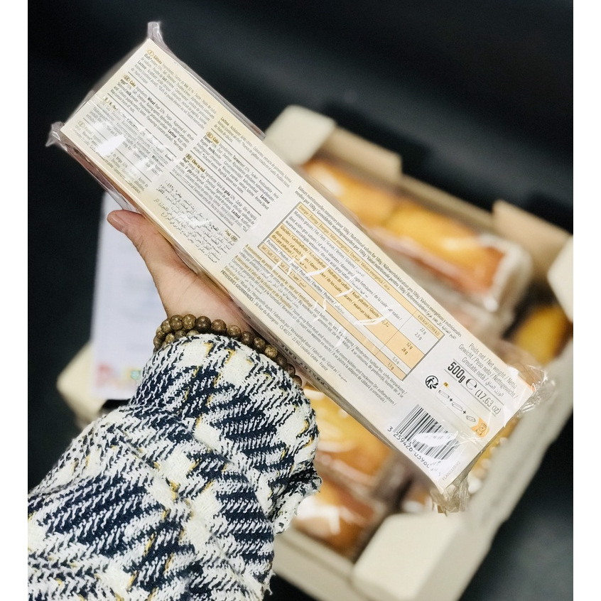 Bánh Bông Lan Bơ Pâtisserie Tradition Pháp 500g, Bánh Bà Đầm Pháp To 500g