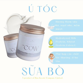 [Ủ SỮA BÒ] Dành cho tóc mới nhuộm 🎁 TẶNG 1 MŨ TRÙM TÓC