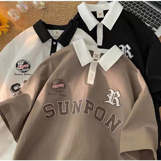 Áo polo tay lỡ unisex samsam4896--các mã áo polo phông thun hot 2023