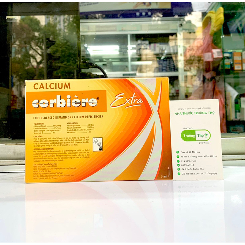 Calcium Corbiere Extra Sanofi Bổ Sung Canxi