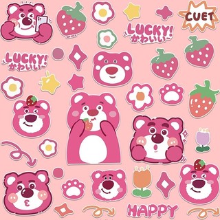Sticker Gấu Dâu Lotso Hồng Siêu Dễ Thương Cute
