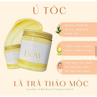[Ủ LÁ TRÀ THẢO MỘC] mượt tóc & giảm chẻ ngọn 🎁 TẶNG 1 MŨ TRÙM TÓC