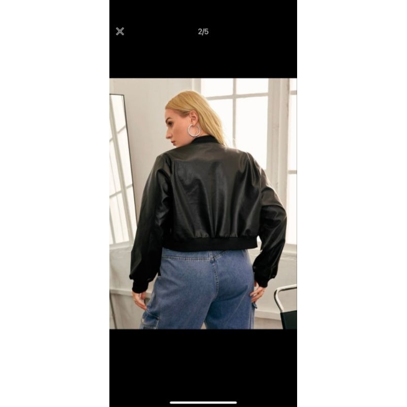 Áo Khoác Da Bomber Big Size