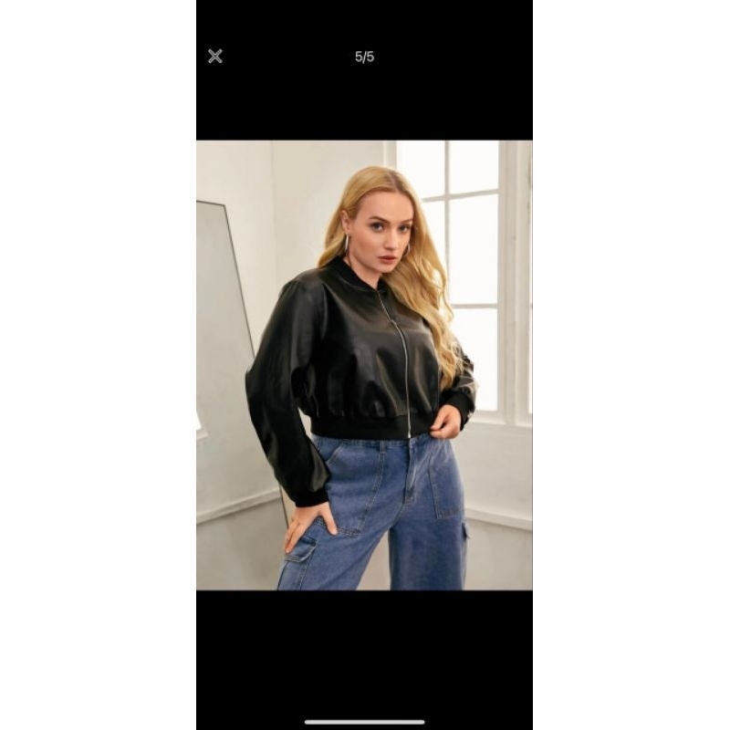 Áo Khoác Da Bomber Big Size