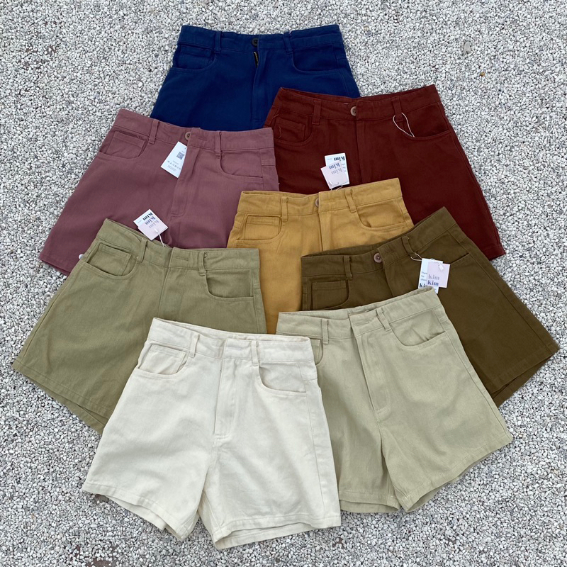 KIM- Quần đùi ống rộng cạp cao - Shorts Pants