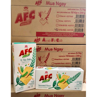 Bánh AFC vị tảo biển hộp 8 gói