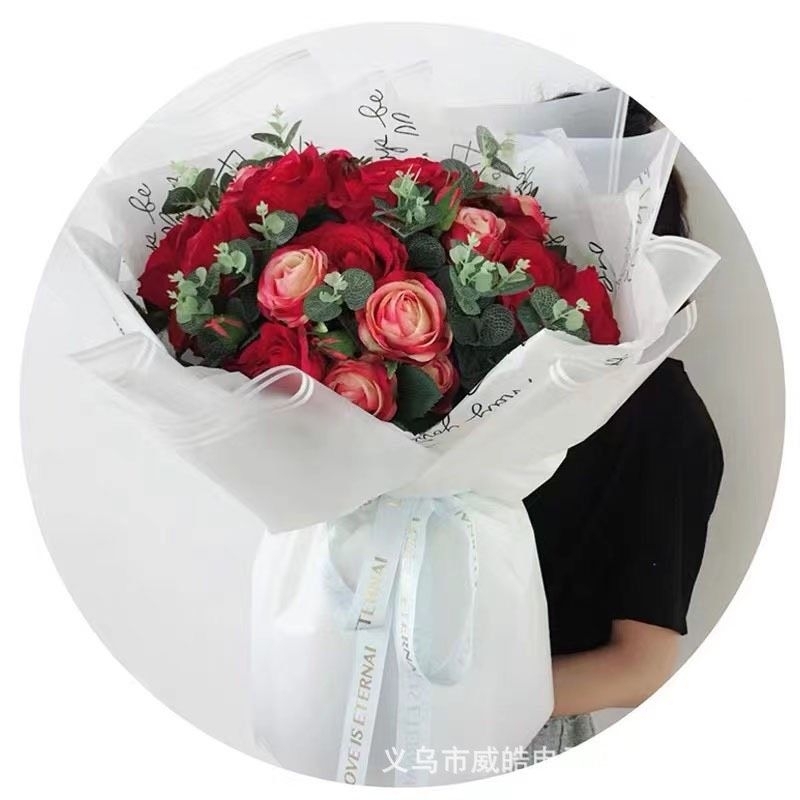 XẤP 20 TỜ GIẤY GÓI MẪU MÀU LOANG CÓ VIỀN