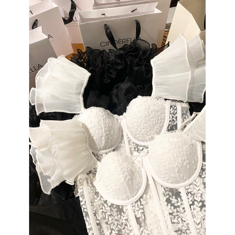 ÁO CORSET REN THÊU HOA THIẾT KẾ , ÁO NGỰC CÓ NẸP CAO CẤP