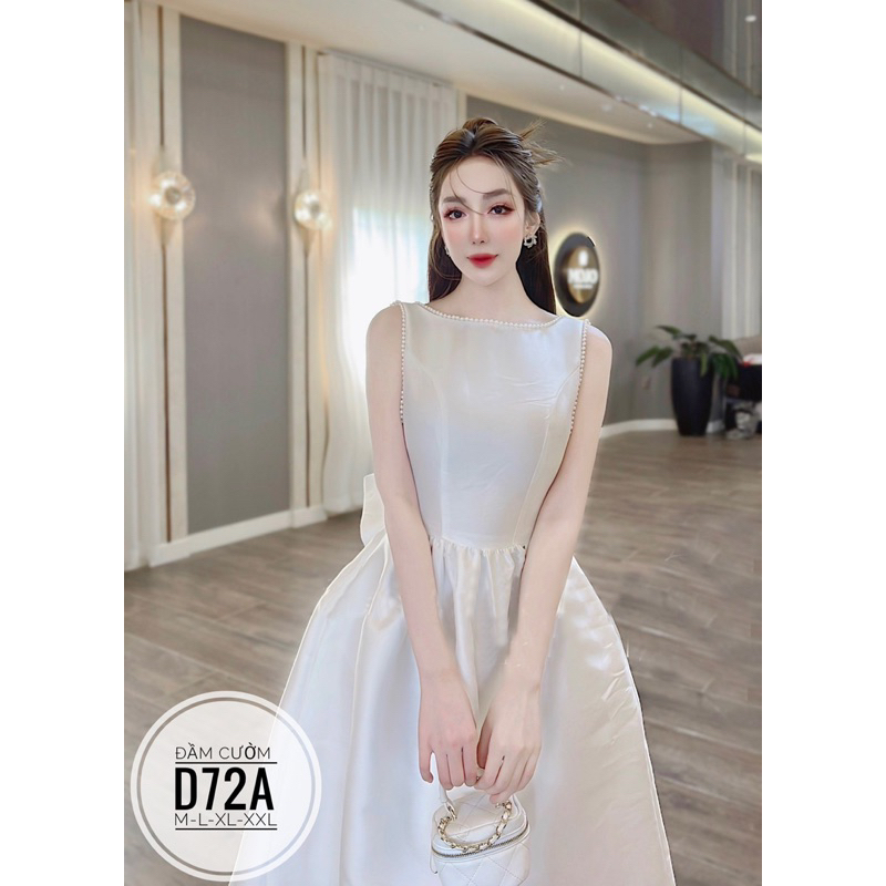 Đầm cườm D72A