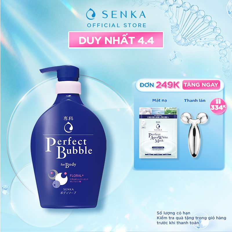 Sữa tắm dưỡng ẩm hương hoa tươi mát Senka Perfect Bubble for Body Floral Plus n 500ml_13729