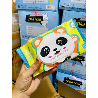 ❤❤ ❤❤ ❗❗❗khăn ướt phú đạt gấu 120 tờ không mùi không cồn