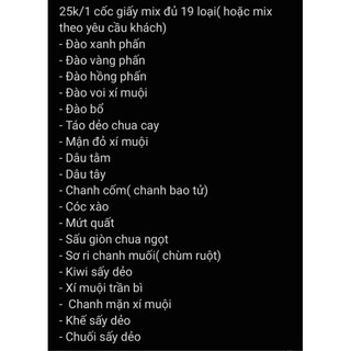 ô mai mix vị