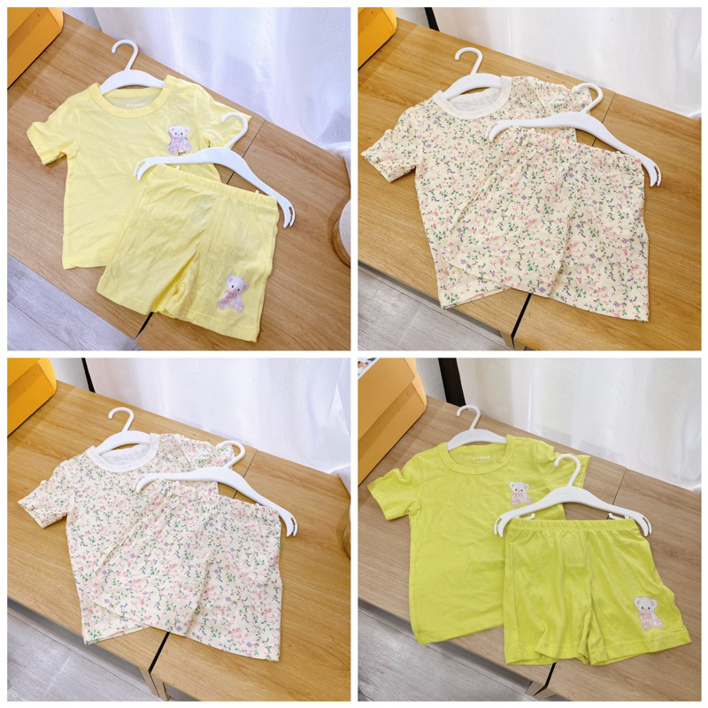 Bộ cộc oldnavy cho bé gái vải cotton thun siêu mềm mát