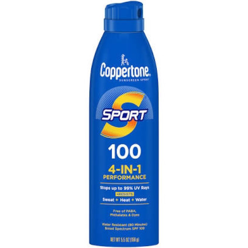 Xịt Chống Nắng Coppertone Sport SPF 70 / SPF 100 - chuyên đi bơi, biển, thể thao - hàng nhập Mỹ
