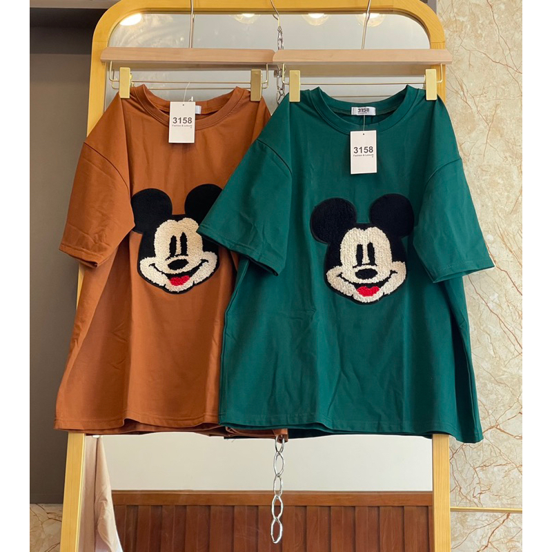 Áo thun 3158 Thêu mickey
