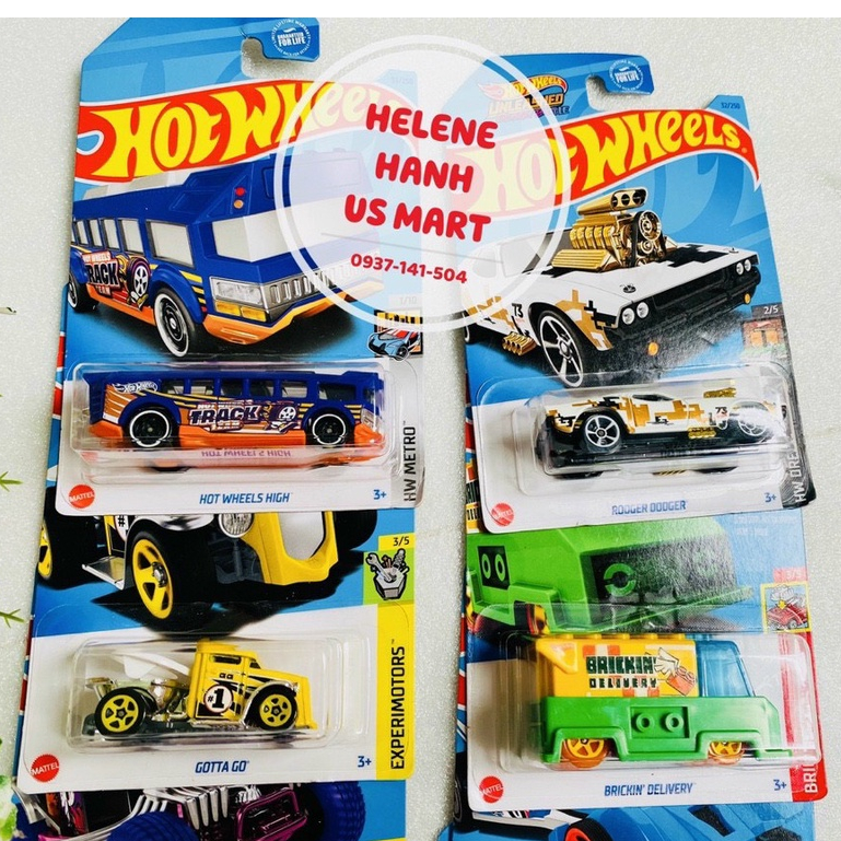 Xe mô hình Hot Wheels mini tỷ lệ: 1:64 (Giao ngẫu nhiên)